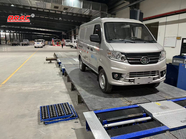 Laatste bedrijfscasus over AA4C voertuiginspectieapparatuur voertuigdiagnostiekcentrum voertuigrolremtester voertuigtestlijn voertuigtestbaan geïnstalleerd in Macau